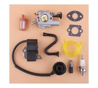 Bobina di accensione del carburatore adatta for MS271 MS291 MS 271 291 Filtro dell'olio carburante Kit guarnizione della candela Motosega