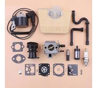 Bobina di accensione del carburatore adatta for MS360 MS340 036 034 Linea filtro olio carburante aria