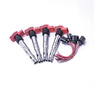 Bobina di accensione dell'auto 4 pz Connettore Spina e Bobina di Accensione Per AUDI A4 S4 Q5 R8 Per VW Per Touareg 06E905115E