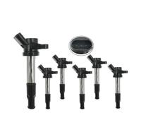 Bobina di accensione e candela compatibili con Chevrolet Epica 2.0L 2.5L 2006-2011 KM10565 96414260 19005277 880219B 880219HQ 25181813(Ignition Coil)