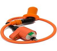 Bobina Di Accensione Naraku Racing Ad Alta Tensione, 2 Perni | Tensione accensione 31.000 V, pipetta candela sigillata in silicone, OEM NK39001 compatibile con Peugeot Jet-Force C-Tech 50