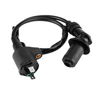 Bobina di Accensione per Moto, Bobina di Accensione del Motore, Spark Coil Ignition Coil Sostituzione per GY6 Motor Motorcycle Dirt Bike Scooter Ciclomotore (Nero)