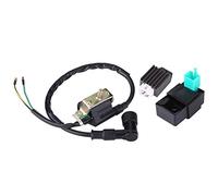 bobina di accensione pit bike + Bobina di accensione CDI Box Regulator Rectifier per Trail Bike Dirt Bike Quad ATV
