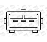 Bobina di accensione Tipo di raccordo dente di sega ZS234 BorgWarner (BERU)