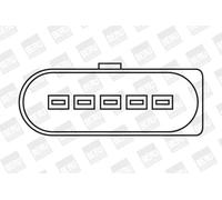 Bobina di accensione Tipo di raccordo dente di sega ZSE013 BorgWarner (BERU)