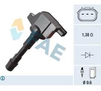 Bobina di accensione Tipo di raccordo SAE 80469 FAE per HONDA JAZZ III INSIGHT