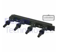 Bobina di accensione Tipo di raccordo SAE GN10654 DELPHI per CITROËN PEUGEOT