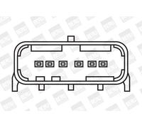 Bobina di accensione Tipo di raccordo SAE ZS353 BorgWarner (BERU) per PEUGEOT