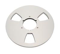 Bobina di Avvolgimento del Nastro, Bobina di Nastro Vuota da 1/4 10 Pollici, Bobina di Nastro Aperta a 3 Fori in Alluminio Bobina Vuota per Ruggito (Argento)