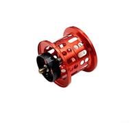 Bobina di bobina per vasca freno fissa per DAIWA Per Alphas 2122 SV TW, realizzata in lega di alluminio 7075, diametro interno 24mm, peso tazza filo 7 grammi con cuscinetto (cuscinetti completi rosso)