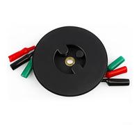 Bobina di cavo di prolunga retrattile per multimetro per auto, con clip a coccodrillo, per test e riparazioni elettriche automobilistiche, lunghezza 3 m/6 m