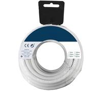 Bobina di cavo Paralleo 2 x 0,50 mm bianco 5 m (AUDIO) perfetto per connessioni audio. Robusto e pratico, facilita l'organizzazione e l'utilizzo dei cavi. Connettiti con qualità.