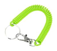 Bobina di cordino - Catena portachiavi a, supporto elastico con clip di rimbalzo | molla retrattile | cordino flessibile, cavo di alimentazione telescopico, anello portachiavi elasticizzato