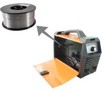 Bobina Di Filo Animato Per Saldatrice No Gas Saldare MIG Ø 0.8 da 1 Kg E71T-GS