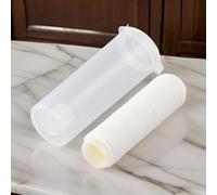 Bobina di filo da pesca elastica con dispenser in plastica per legare esche morbide come carne di pesce, gamberetti, cozze e vongole agli ami in modo sicuro ed efficiente (0,2 mm, 200 m)