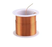 Bobina di filo di rame nudo elettromagnete da 20 m, diametro 0,2-0,3 mm, calibro 28-33(0.3mm)