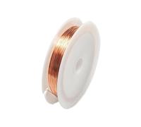 Bobina di filo di rame puro nudo da 1 m T2 conduttivo for piante diametro 3,5-5 mm calibro 4-8(5.0mm)