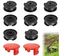 Bobina di filo per decespugliatore Bosch AdvancedGrassCut36, Art 24 27 30, 8 bobine e 2 coperchi