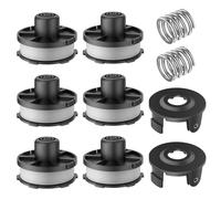 Bobina di filo per decespugliatore con bobina per decespugliatore a molla, 6 pezzi Φ1,5 mm 8,3 m 195858-1/196146-9 Tap&Go Set di bobine di ricambio per Makita Dur 181/141/Ur180D