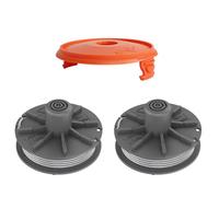 Bobina di filo per decespugliatore Gardena 05307-20, 1,65 mm, 6,1 m, compatibile con Art 8846-8848 Art 9805-9809, bobina di ricambio con tappo (2 bobine + 1 tappo)