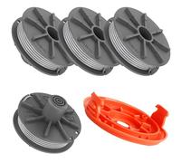 Bobina di filo per decespugliatore Gardena 05307-20, 1,65 mm, 6,1 m, compatibile con Art 8846-8848 Art 9805-9809, bobina di ricambio con tappo (4 bobine + 1 tappo)