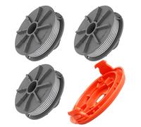 Bobina di filo per decespugliatore Gardena 05307-20, 1,65 mm, 6,1 m, compatibile con Art 8846-8848 Art 9805-9809, bobina di ricambio con tappo (3 bobine + 1 tappo)
