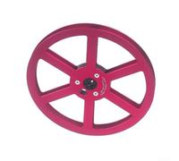 Bobina di nastro in alluminio da 7 pollici per Pioneer PR85 con design a 6 fori, compatibile con nastro da 1/4 di pollice per registrazione e riproduzione affidabili (rosso)
