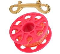Bobina di plastica per bobina da immersione a doppia estremità per caverne e relitti Controllo di linea compatta Scubas Spool Accessori tecnici Attrezzatura per caverne