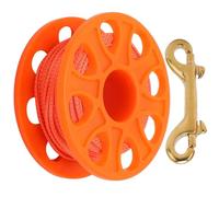 Bobina di plastica per bobina da immersione a doppia estremità per caverne e relitti Controllo di linea compatta Scubas Spool Accessori tecnici Attrezzatura per caverne