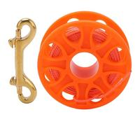 Bobina di plastica per bobina da immersione a doppia estremità per caverne e relitti Controllo di linea compatta Scubas Spool Accessori tecnici Attrezzatura per caverne