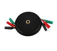 Bobina di prova retrattile per multimetro, cavo di prolunga da 3/6/9 m, con clip, bobina di cavo in plastica per riparazione auto e rilevamento elettrico (6 metri)