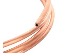 Bobina di rame 2/3/4/6/8/10/12/16/19/22mm Tubo di rame Aria condizionata Tubo di rame 99,9% T2 Tubo di rame morbido 1pc(2 meter,3x0.5mm)