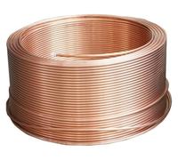 Bobina di rame morbido T2 da 1 m, diametro esterno 14/15,88/16 mm, tubo flessibile for condizionatori d'aria, HVAC, sistemi raffreddamento, impianti idraulici, senza saldatura pieghevole(Φ16x2mm)