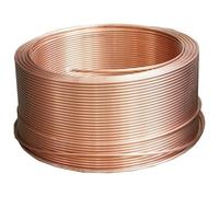 Bobina di rame morbido T2 da 1 m, diametro esterno 14/15,88/16 mm, tubo flessibile for condizionatori d'aria, HVAC, sistemi raffreddamento, impianti idraulici, senza saldatura pieghevole(Φ14x0.8 mm)