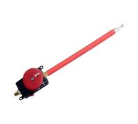 Bobina di rame Onde corte per antenna 1.4m Low Noise SW Copper Coil (rosso) | Gamma completa da 5-30 MHz, tre modalità di commutazione, ideale per FT8 e per cw, design telescopico compatto