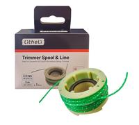 Bobina di ricambio compatibile con decespugliatore Litheli 35 cm - Testina filo/testa di taglio con filo in nylon rinforzato, sistema Easy Load & Go