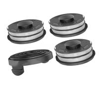 Bobina di ricambio for filo e cappuccio for decespugliatore Einhell GC-ET 4530 3405685, ricariche for filo for decespugliatore con alimentazione automatica(3 Spool Line+1 Cap)