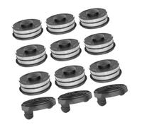 Bobina di ricambio for filo e cappuccio for decespugliatore Einhell GC-ET 4530 3405685, ricariche for filo for decespugliatore con alimentazione automatica(9 Spool Line+3 Cap)