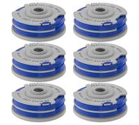 Bobina di ricambio per cassetta autoalimentazione FlyMo Contour 500, FL289 con linea in nylon da 0,65 mm, compatibile con Power Trim 500 per XT Multi Trim 250D 300D Garden Grass Cutter, 6 pezzi