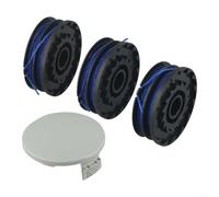 Bobina di ricambio per decespugliatore, 8, in nylon, diametro 1,5 mm, per modelli RLT4027/RLT5027/RLT6030/RLT4125/RLT5127/RLT6130, colore nero (3+1)