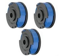Bobina di ricambio per decespugliatore a batteria Ryobi-AC14RL3A/AC14HCA 18V-40V, filo rotondo in nylon blu da 1,65 mm, lunghezza 3,4 m (3 pezzi)