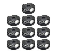 Bobina di Ricambio per decespugliatore a Corda, Bobine di Ricambio per Alimentazione Automatica da 0,2 cm e Tappo Parkside Trimmer per Erba Senza Fili PRTA 20 Li C3 IAN351753 Filo (10 Bobine)