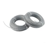 Bobina di ricambio per decespugliatore elettrico e decespugliatore in nylon rinforzato, 2-3 mm x 15 m, confezione da 2 pezzi, per decespugliatori elettrici e decespugliatori, compatibile con KOTARBAU