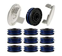 Bobina di ricambio per decespugliatore RAC123, compatibile con Ryobi RLT5027, RLT4027, RLT4125, RLT6030, RLT5127, RLT6130-5132002670, 1,5 mm, bobina di ricambio per decespugliatore con copertura
