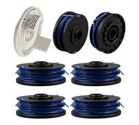 Bobina di ricambio per decespugliatore RAC123, compatibile con Ryobi RLT5027, RLT4027, RLT4125, RLT6030, RLT5127, RLT6130-5132002670, bobina di ricambio per decespugliatore da 1,5 mm con copertura