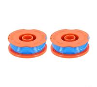 Bobina di ricambio per Flymo per MINI Trim & Multi Trim serie 200/250/300, compatibile con OEM 5137651-90 FLY020, testina in plastica arancione e blu (2 pezzi)