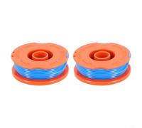 Bobina di ricambio per Flymo Trim e Multi Trim 200 250 300 CT250 REV2000, testa filo per OEM 5137651-90 FLY020, plastica arancione blu (2 pezzi)