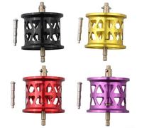 Bobina di ricambio per mulinello da pesca modificata, adatta per ABU B4P4B5P5 e per modelli STX, aumenta le prestazioni complessive (giallo)
