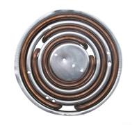 Bobina di riscaldamento per cottura elettrica e frittura con materiali robusti e posizionamento strategico del cablaggio per un calore sicuro ed efficiente (a+b)