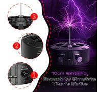 Bobina di Tesla musicale Scienza Esperimento fisico Gadget da tavolo